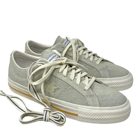 Low Top Light Grey Converse Mens Converse Shoes Converse One Star